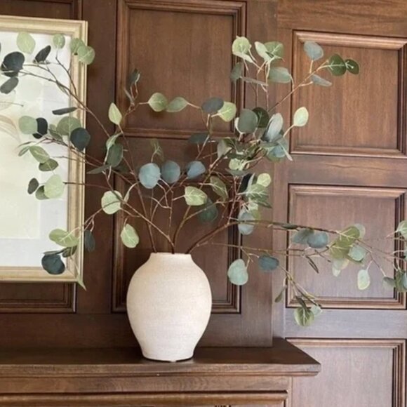 Threshold Large Ceramic Rustic Artisan Vase - Picture 5 of 6